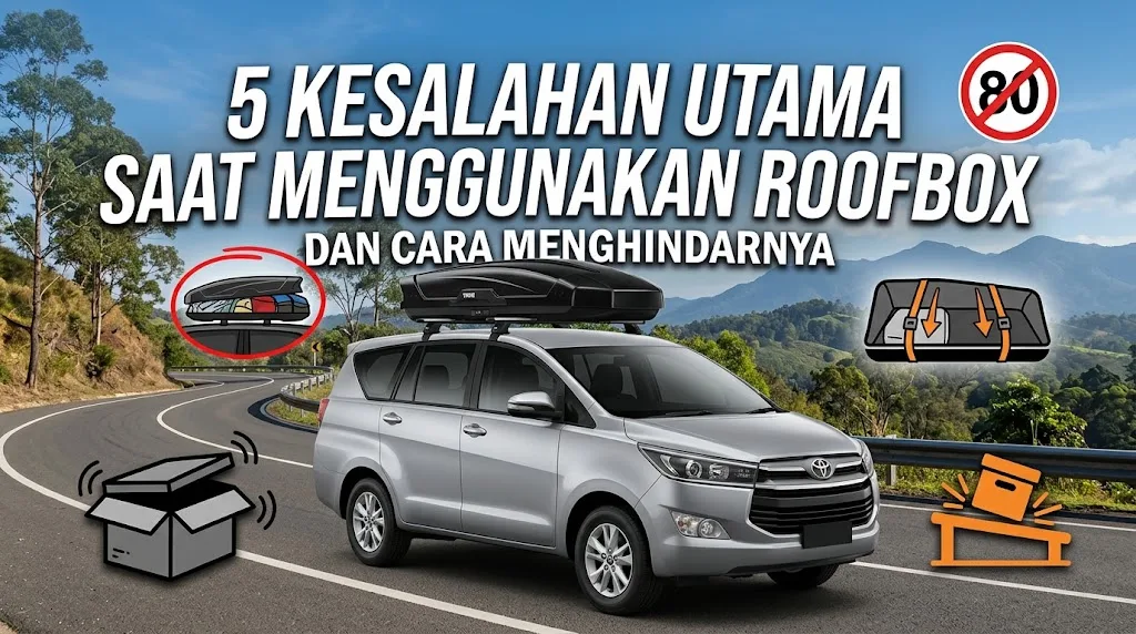 5 Kesalahan Utama Saat Menggunakan Roof Box dan Cara Menghindarnya
